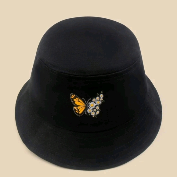 NEW! Packable Bucket hat - BQT butterfly 🦋 flowers graphics - Picture 4 of 10